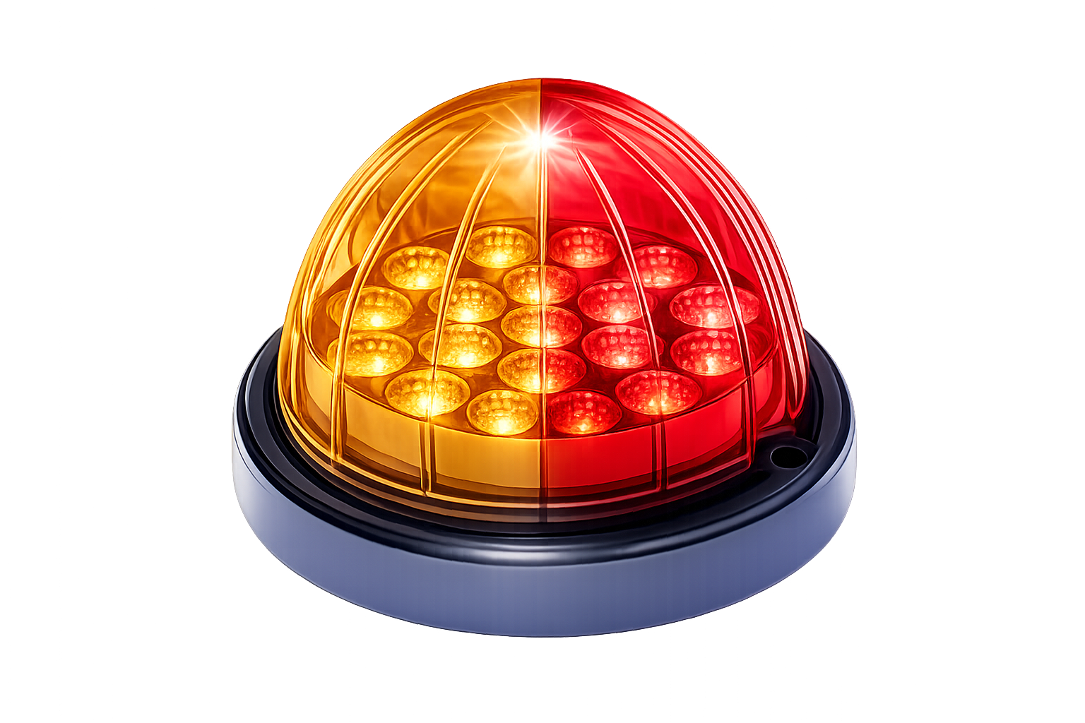 Plastic Watermelon Dual Revolution 19 LED 12V