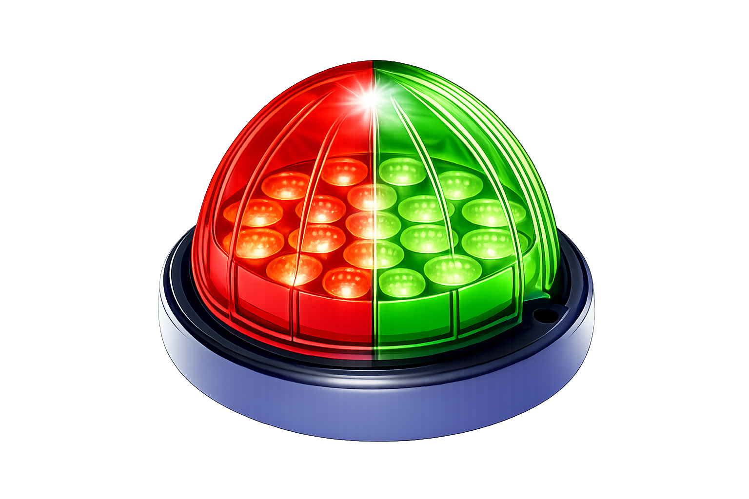 Plastic Watermelon Dual Revolution 19 LED 12V