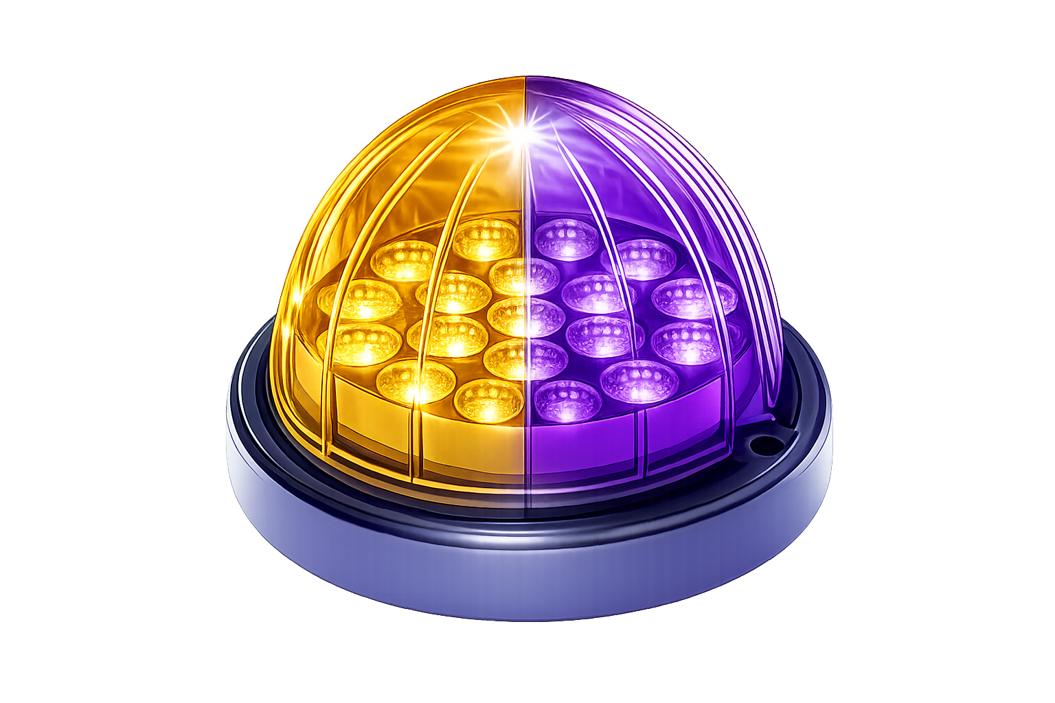 Plastic Watermelon Dual Revolution 19 LED 12V