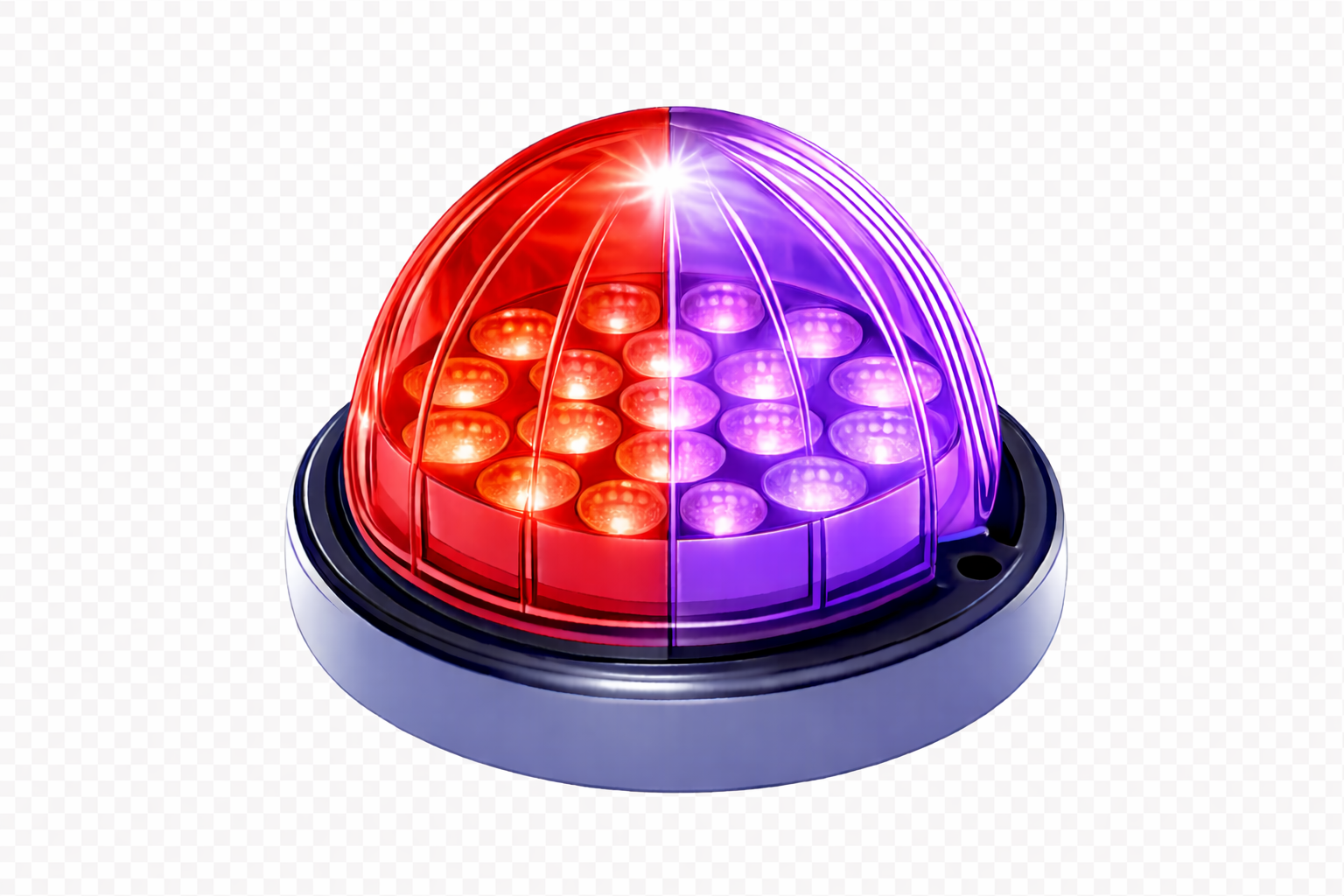 Plastic Watermelon Dual Revolution 19 LED 12V