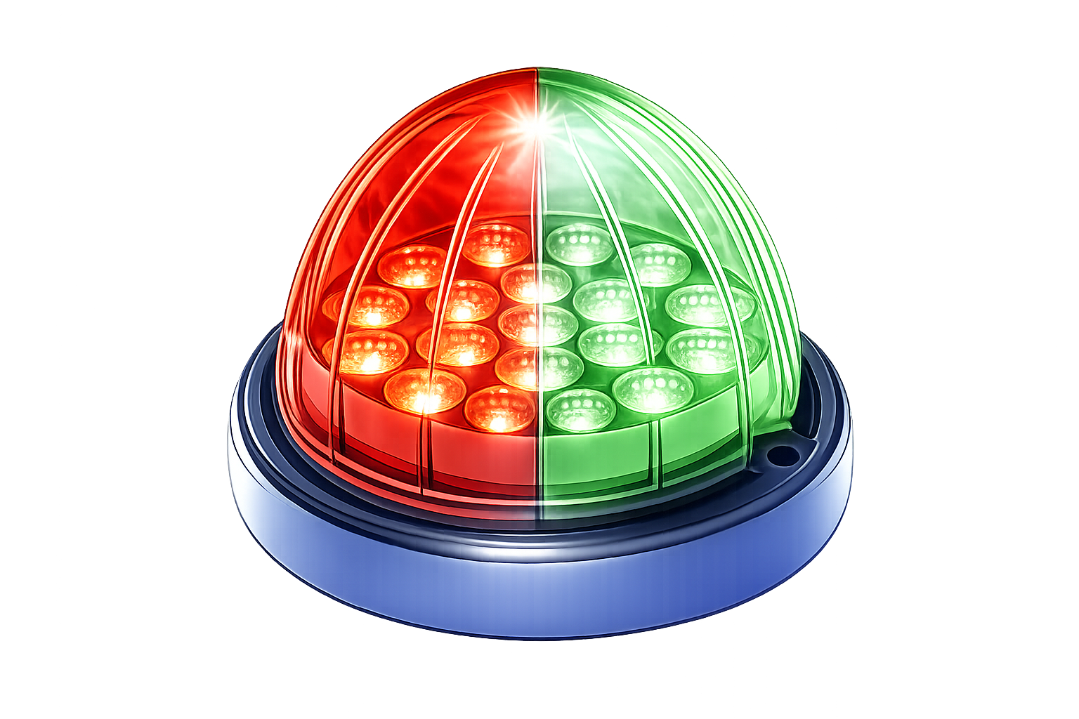 Plastic Watermelon Dual Revolution 19 LED 12V