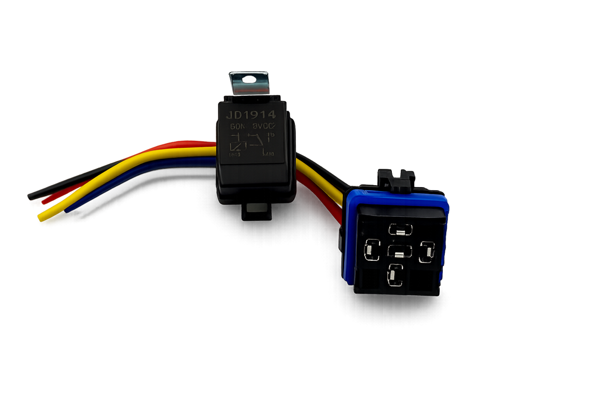 50A 5-Pin Heavy Duty Connector – Waterproof & Dustproof (with 12AWG Wire)