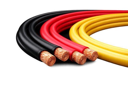 8 AWG (8.4 mm²) High-Temperature Automotive Power Cable – Sold Per Metre