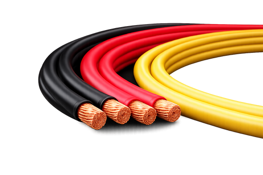 12 AWG (3.3 mm²) High-Temperature Automotive Power Wire – Sold Per Metre