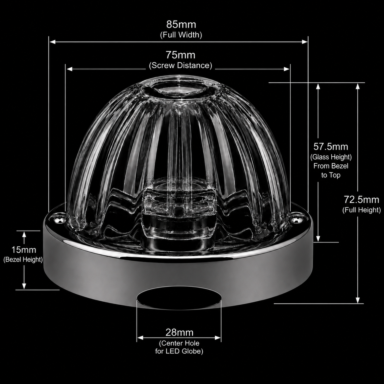 Glass Watermelon H11 36 watt Dual Revolution