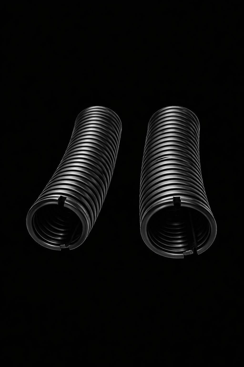 Split Loom Conduit – Black Corrugated Cable Protection - Sold Per Metre