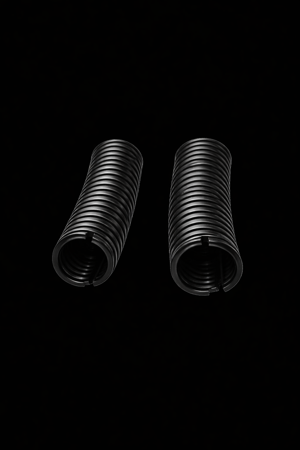 Split Loom Conduit – Black Corrugated Cable Protection - Sold Per Metre