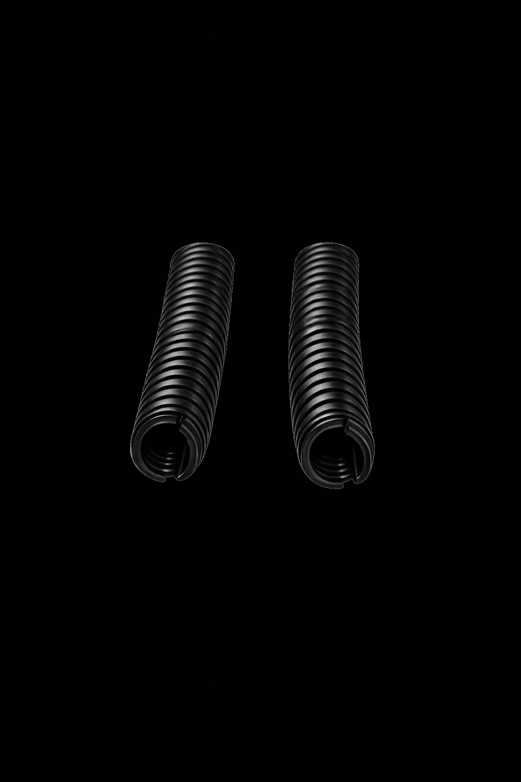 Split Loom Conduit – Black Corrugated Cable Protection - Sold Per Metre