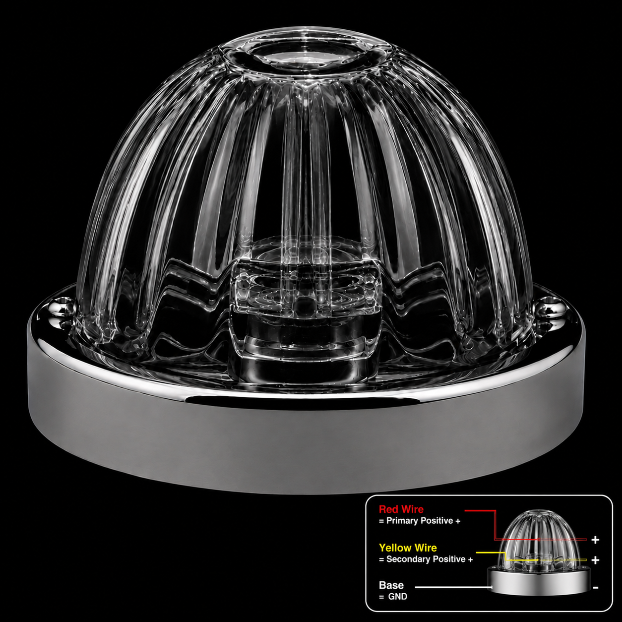 Glass Watermelon 1157 Dual Revolution (CLEAR LENS)