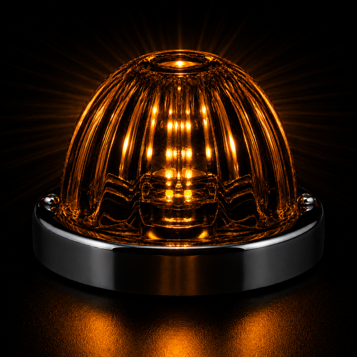 Glass Watermelon H11 24 watt SINGLE COLOUR (AMBER LENS)