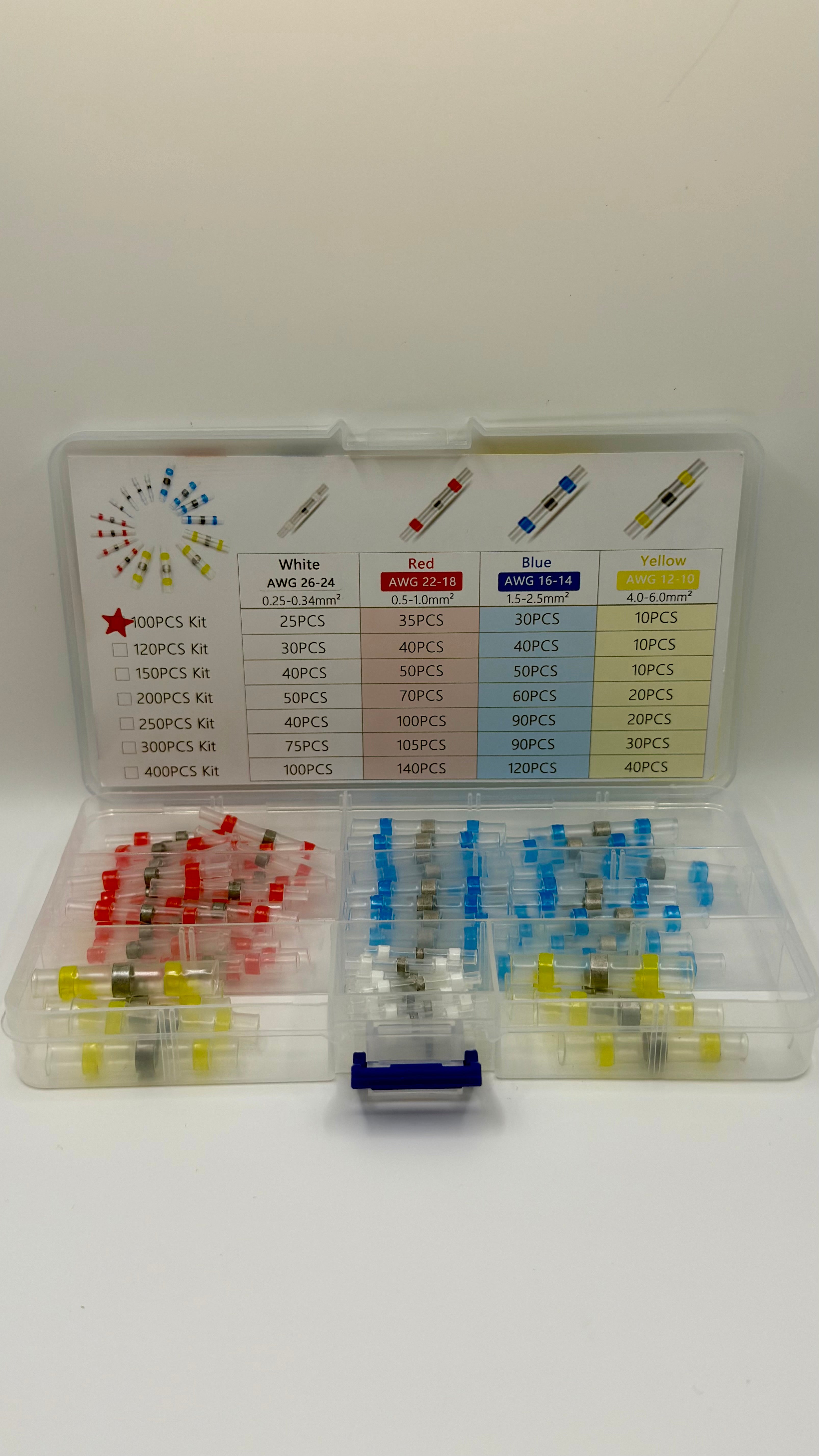 100pcs Solder Seal Wire Connectors