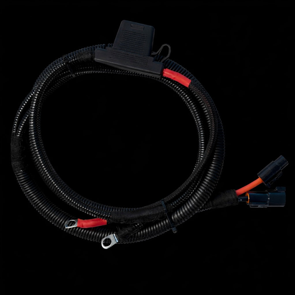 50A Fused Battery Feed Lead – Deutsch Connection (1m / 2m / 3m)