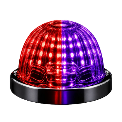 1157 Dual Colour Flush Mount Glass Watermelon