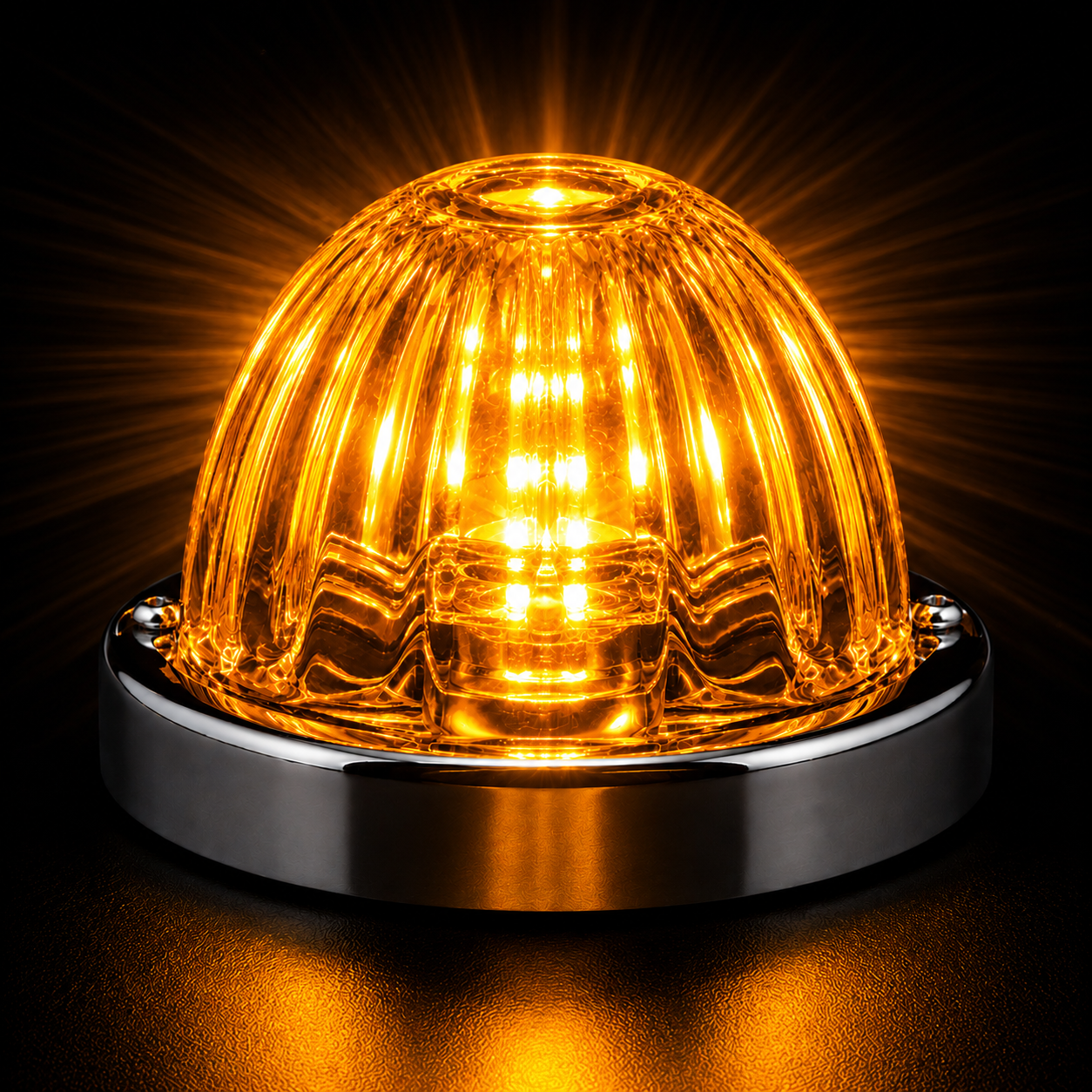 Glass Watermelon H11 24 watt SINGLE COLOUR (AMBER LENS)