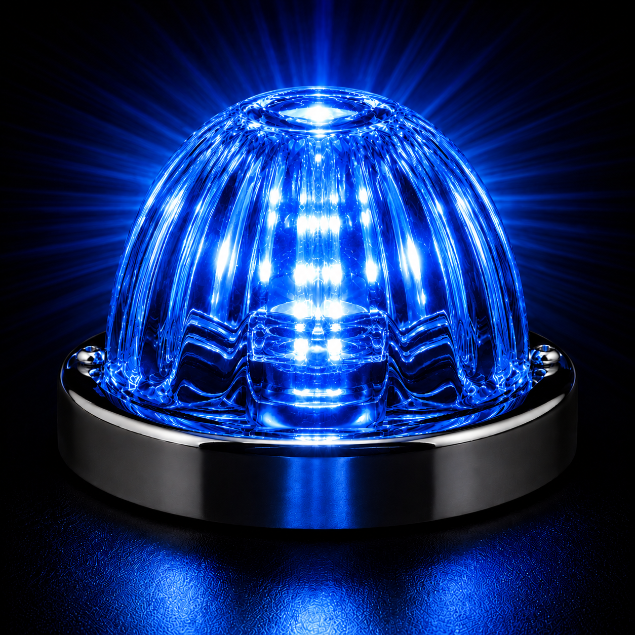 1156 Single Colour Flush Mount Glass Watermelon