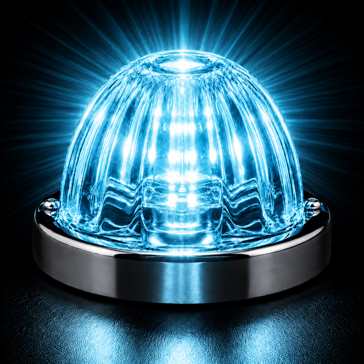 1156 Single Colour Flush Mount Glass Watermelon
