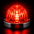 1156 Single Colour Flush Mount Glass Watermelon