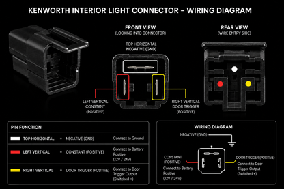 Kenworth Interior Dome Light Plug