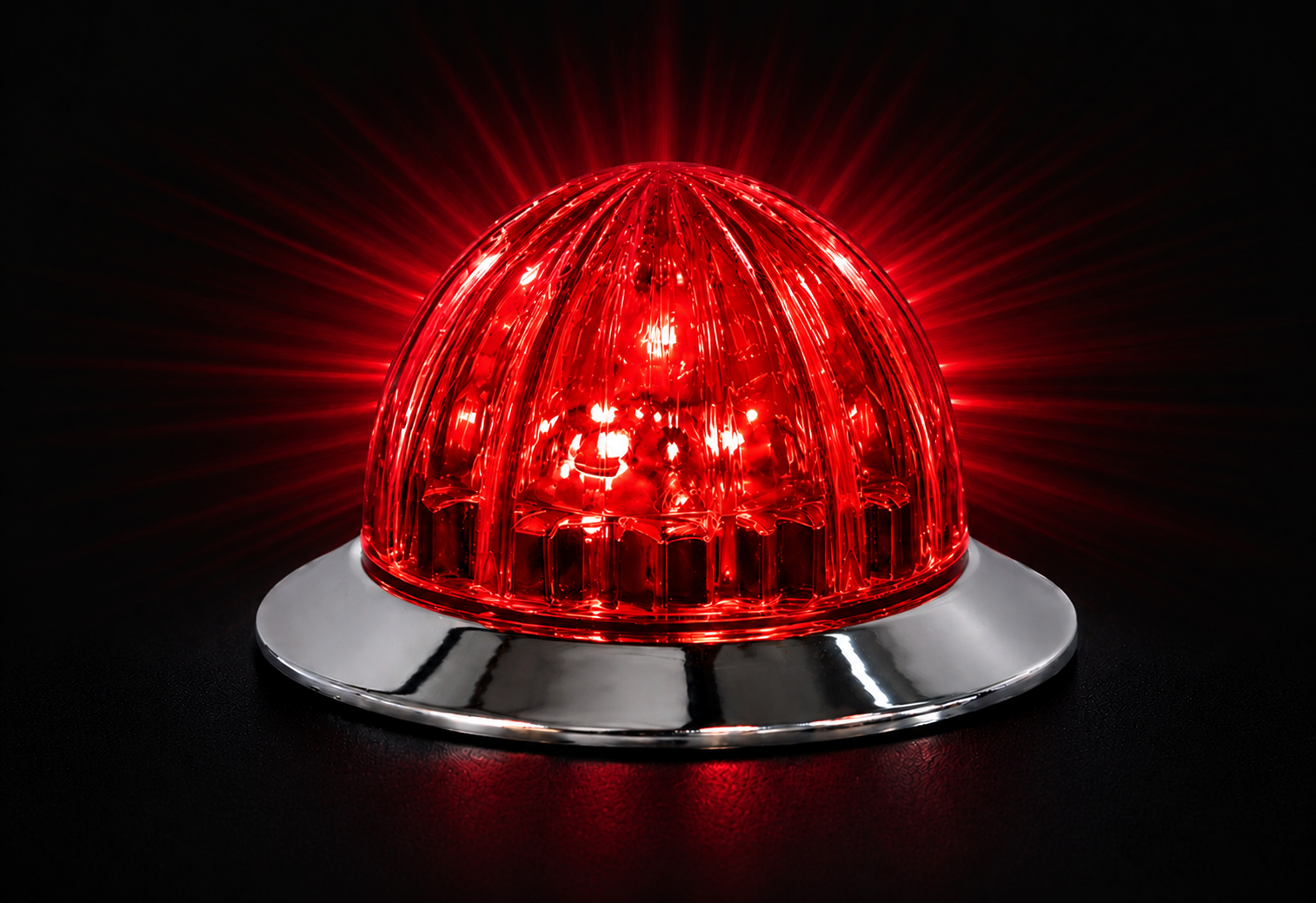 MINI WATERMELON ILLUMINATED RED BLACK BACKGROUND 12 VOLT