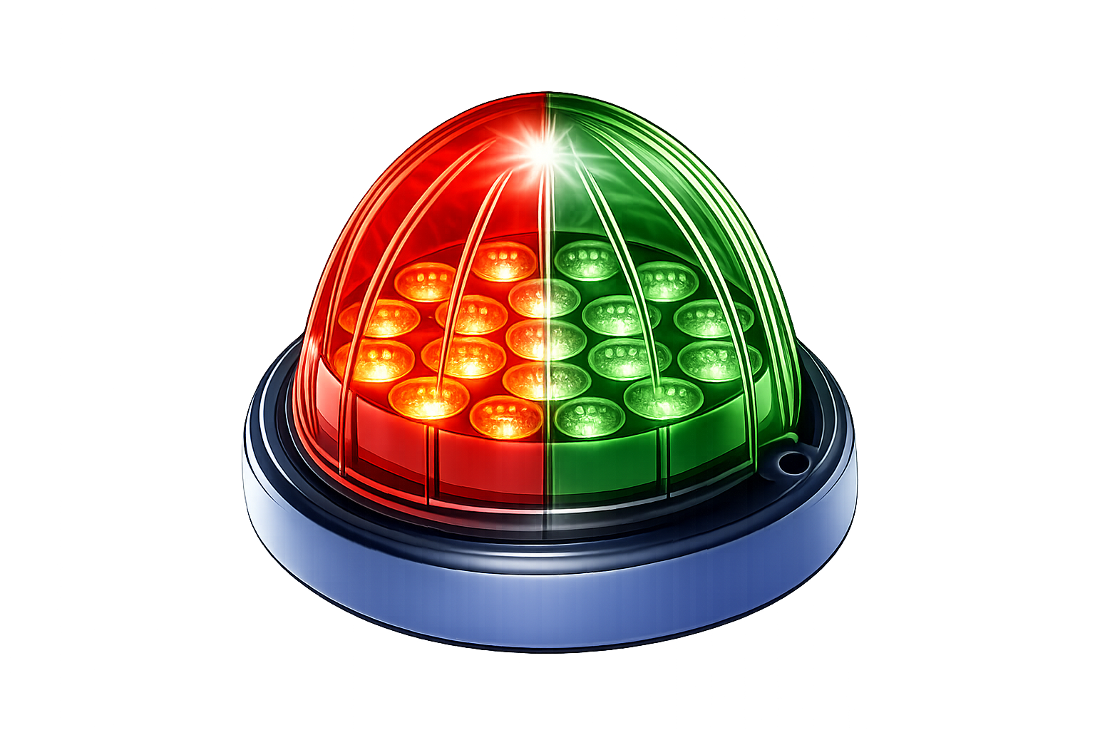 Plastic Watermelon Dual Revolution 19 LED 12V