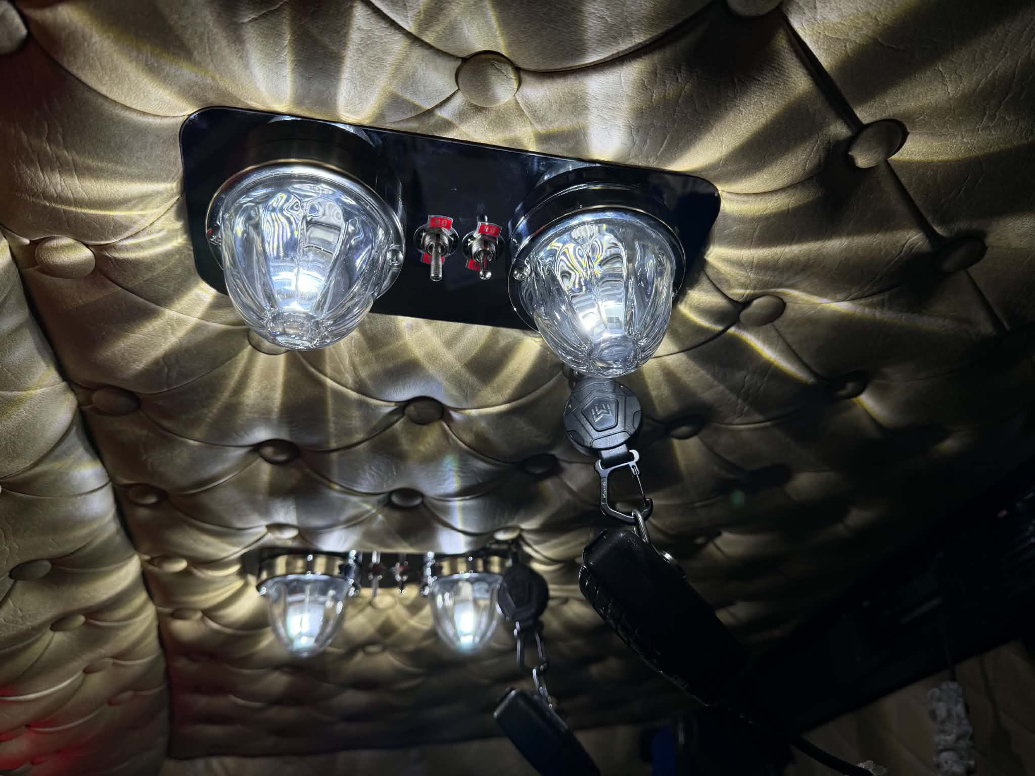 Kenworth Double Stainless Dome Light