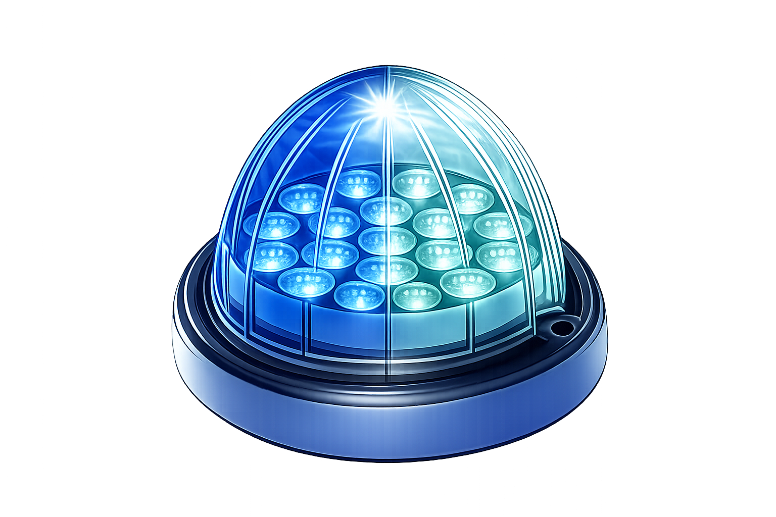 Plastic Watermelon Dual Revolution 19 LED 12V