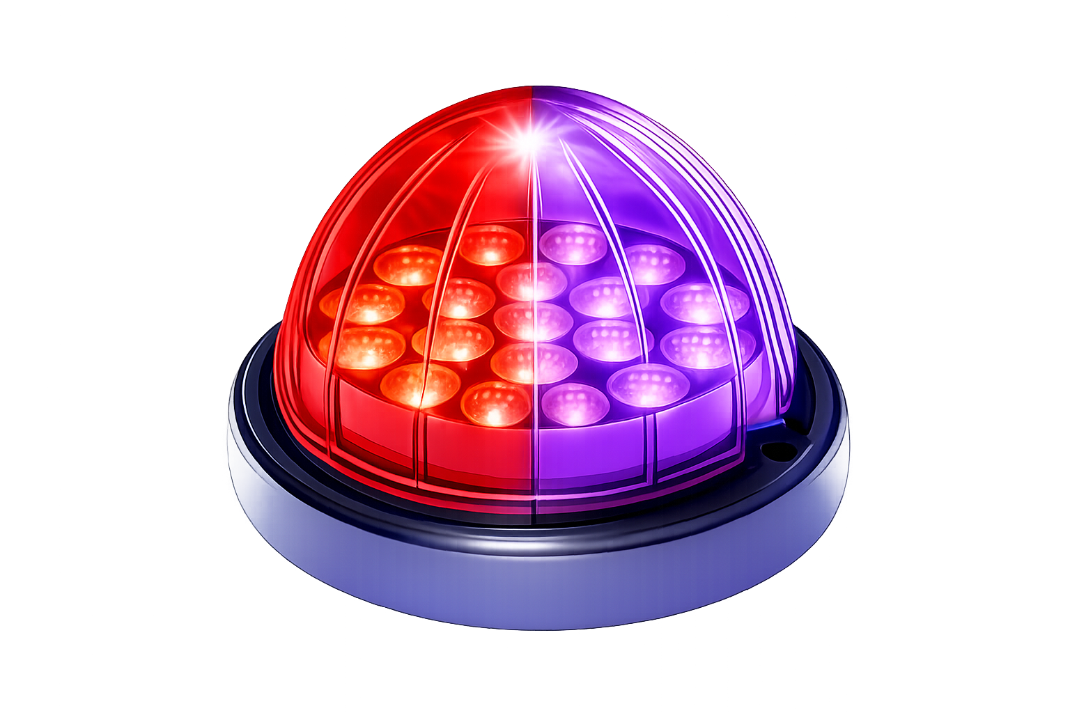 Plastic Watermelon Dual Revolution 19 LED 12V