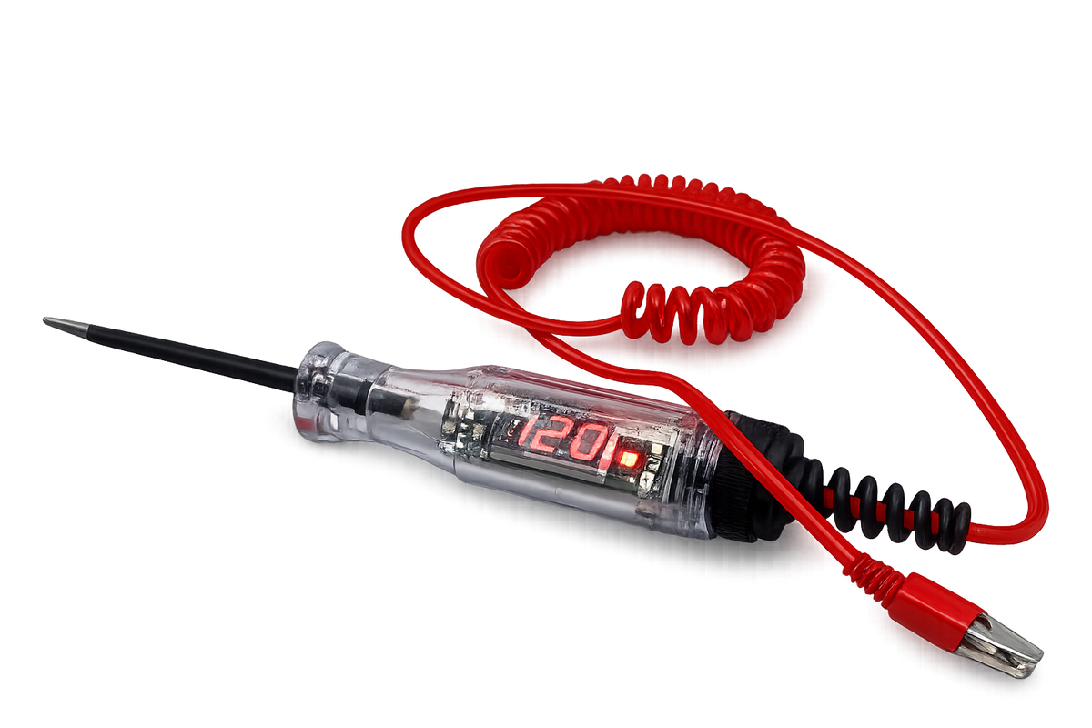 Test Light With LED Voltage Reading