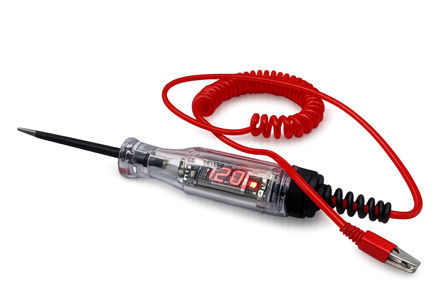 Test Light With LED Voltage Reading