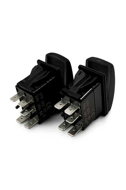 Rocker Switch Carling Style Amber LED